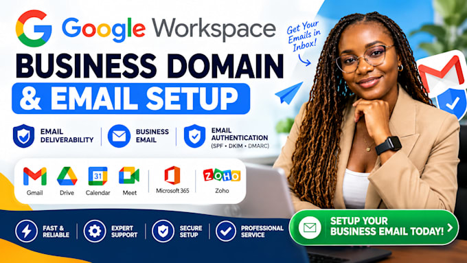 set up google workspace business email and fix email deliverability