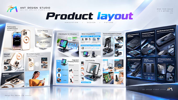 create beautiful detail pages and brochures
