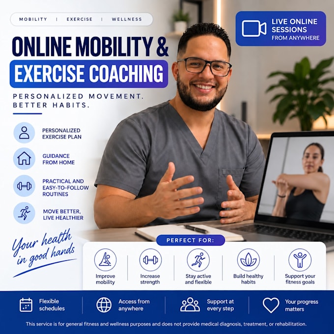 create a personalized mobility and general exercise plan