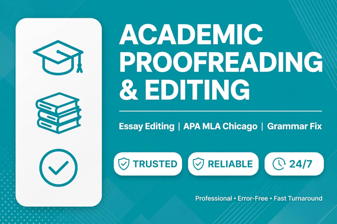 proofread and edit your academic paper apa mla chicago