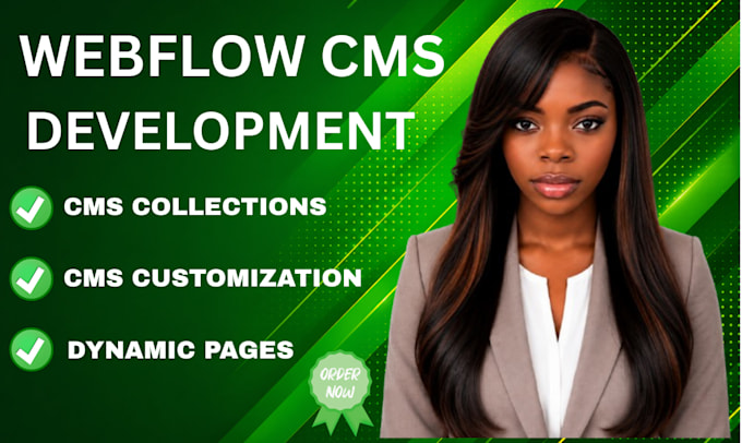 build and customize webflow cms collections and dynamic pages