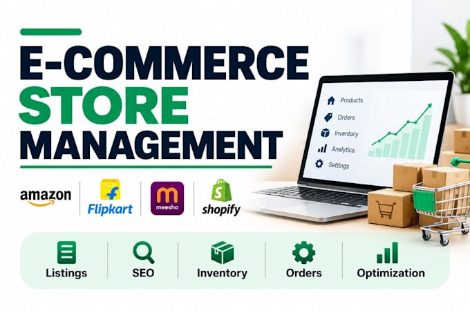 be your expert ecommerce store manager