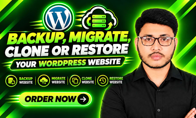 backup, migrate, clone or restore your wordpress website