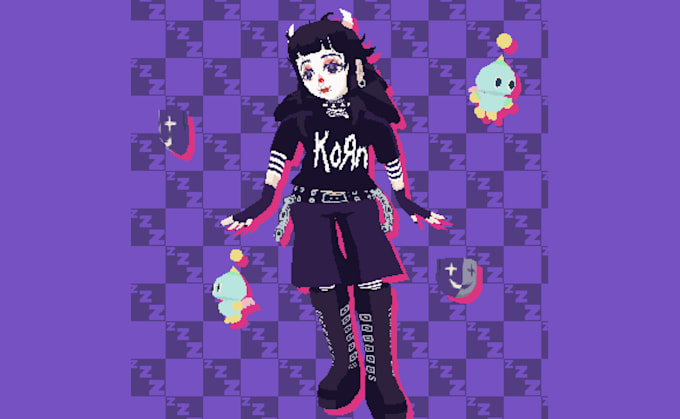 create a low poly character model for you
