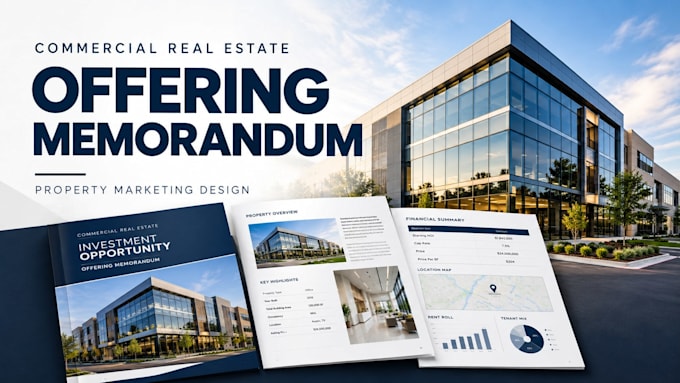 design commercial real estate offering memorandum