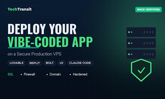 deploy your lovable replit, claude code, or v0 app to a secure vps