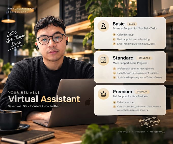 be your executive assistant for admin scheduling and client relations
