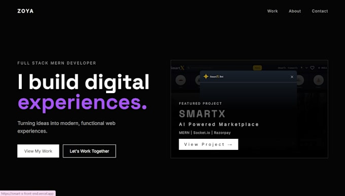 build your personal or professional portfolio website using HTML,CSS,js,reactjs