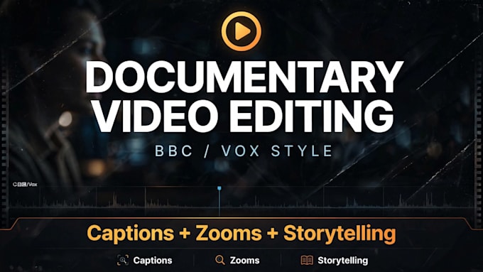 edit youtube documentary videos, bbc standard documentary videos with captions