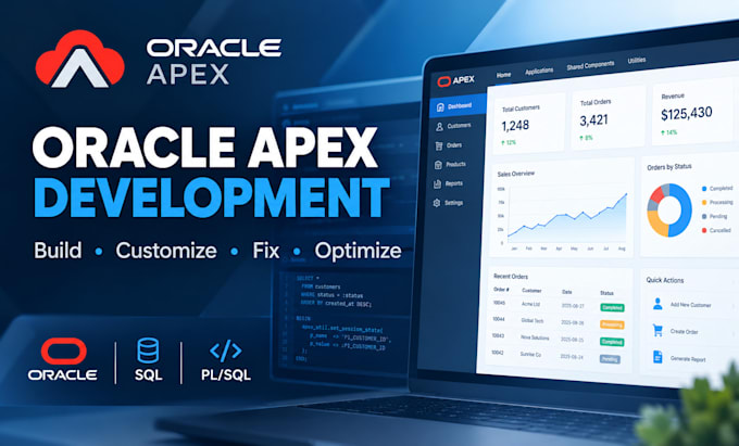 build custom oracle apex