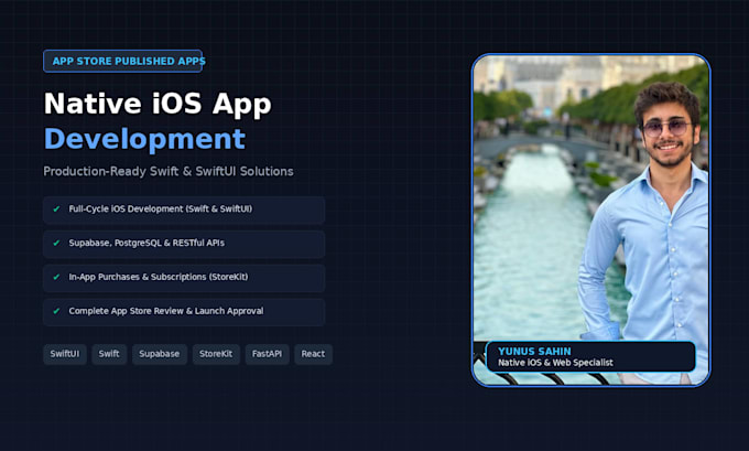develop native ios app using swift and swiftui