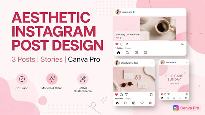 design professional instagram posts