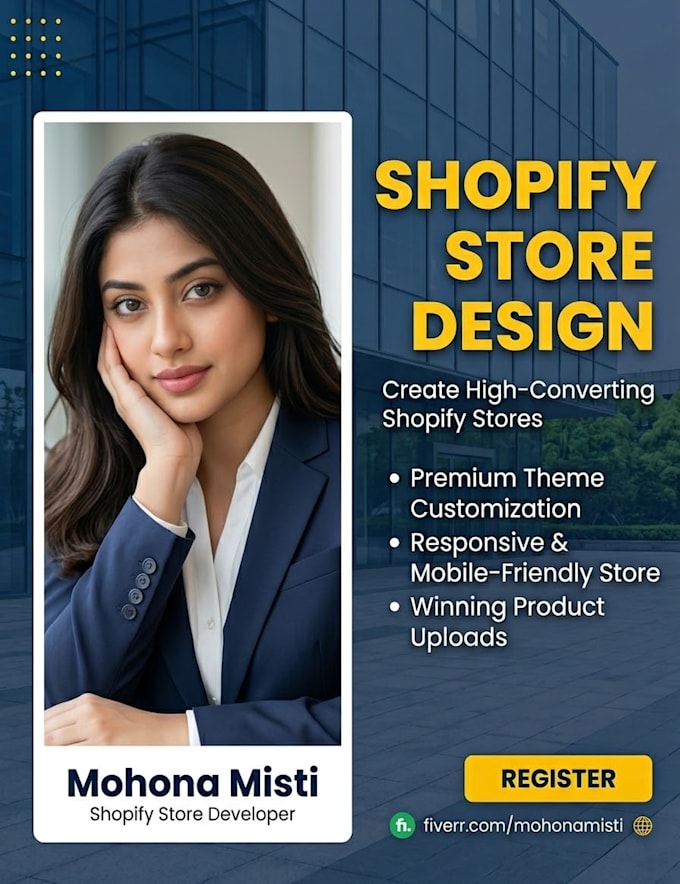 build high converting shopify store and e commerce website