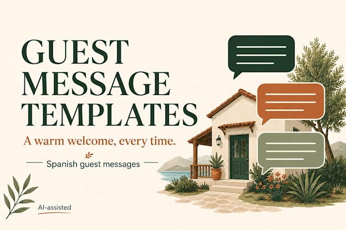 write clear spanish guest messages for your vacation rental