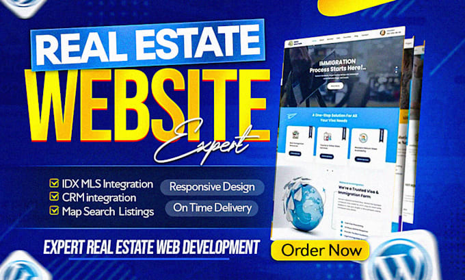 build a professional real estate website with idx mls