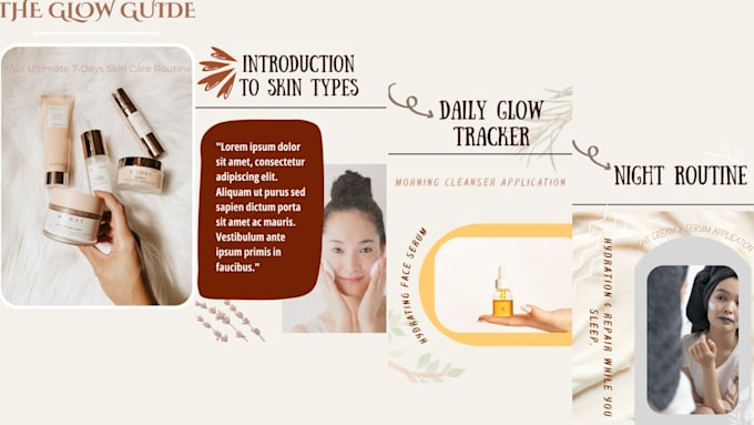 design aesthetic minimalist ebook template or lead magnet