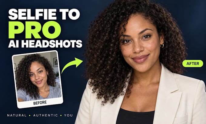 create natural ai profile pictures from your selfies