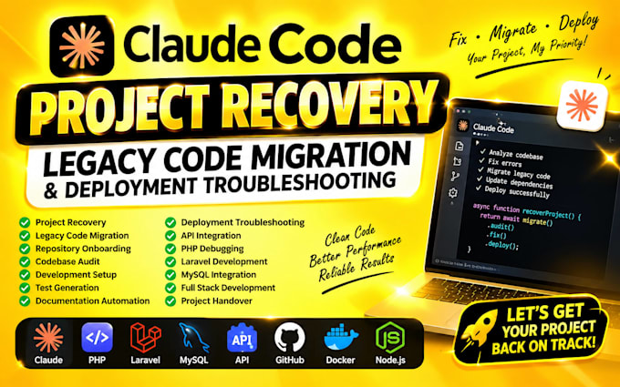 claude code project recovery legacy code migration deployment troubleshooting