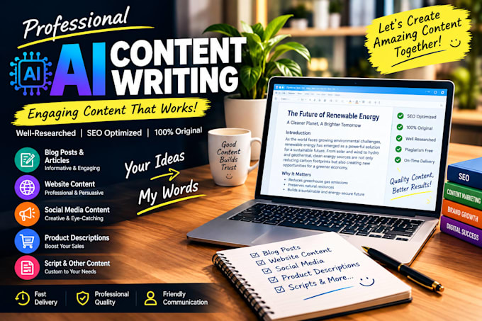 write engaging ai content, articles and blog posts