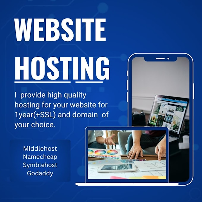do web hosting , domain registration, wordpress installation ,customize dns