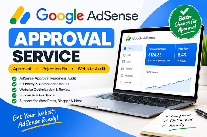get google adsense approval and fix adsense rejection issues