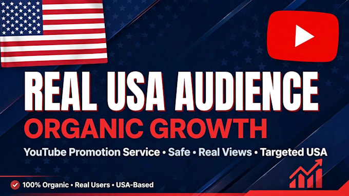 do viral youtube promotion for real USA audience