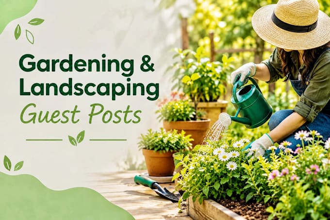 do gardening guest post on high da websites