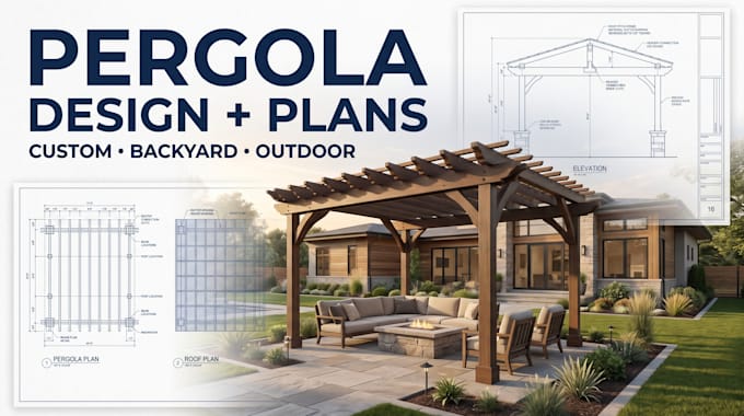 design pergola plans for your backyard, outdoor space, patio covers