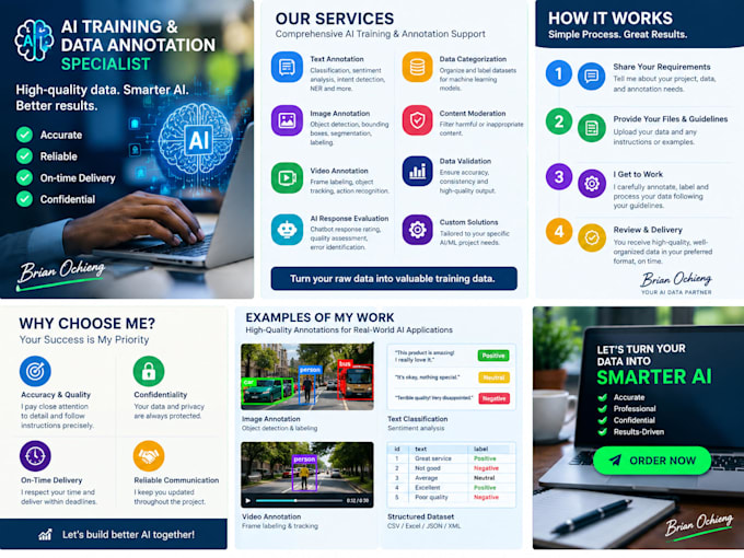 do ai training and data annotation