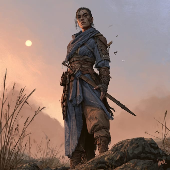 draw custom dnd characters for you