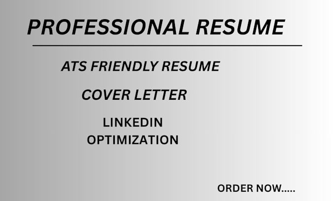 write a professional ats friendly resume