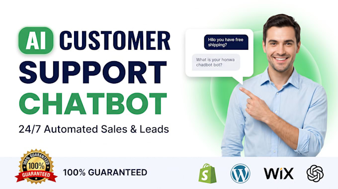 build an ai chatbot for shopify or wordpress