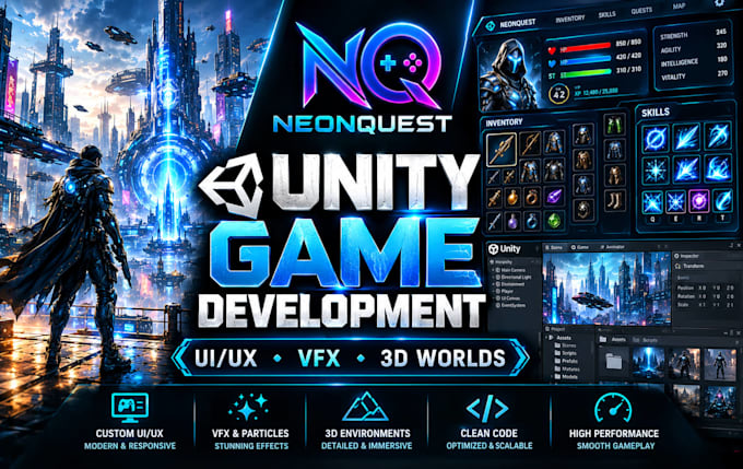 create 3d game vfx in unity