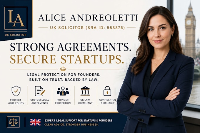 draft a founder vesting agreement for your UK startup