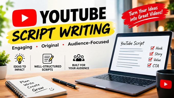 write engaging and SEO friendly you tube scripts