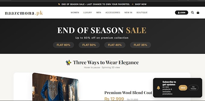 build a modern responsive wordpress website for small businesses