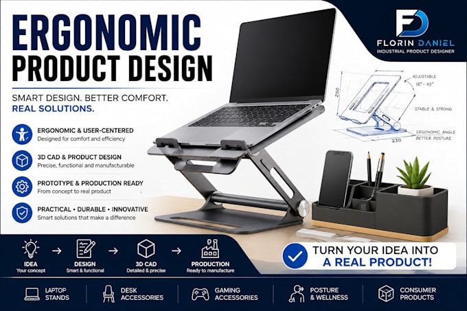 design ergonomic consumer products and accessories