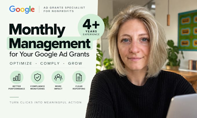manage and optimize your google ad grants campaigns monthly