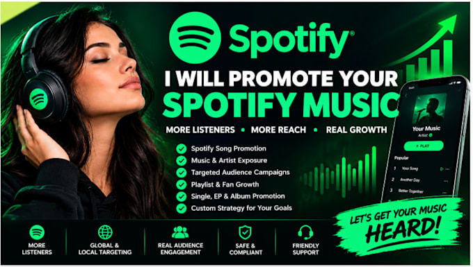 promote your spotify song music