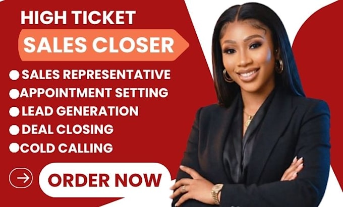 high ticket sales closer b2b sales rep sales lead generation appointment setting