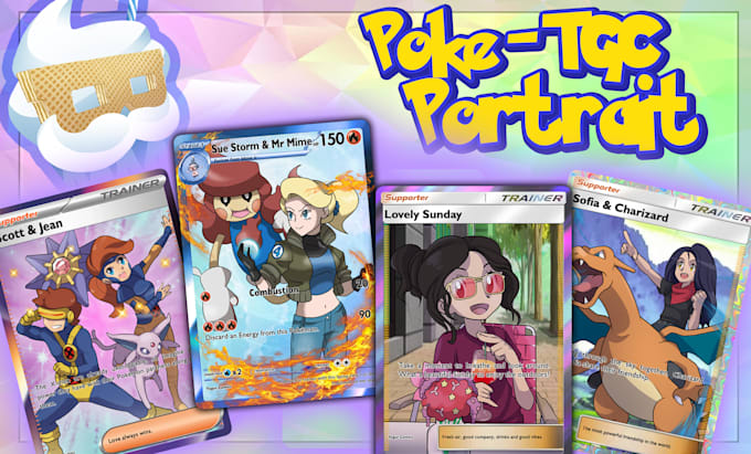 create trainer pokemon tcg portraits