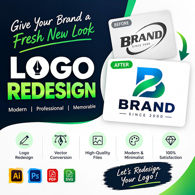 redesign modernize and vectorize your logo