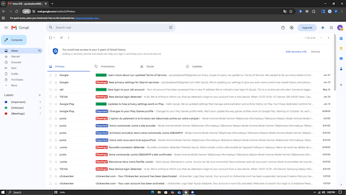 manage your gmail inbox and manage your emails