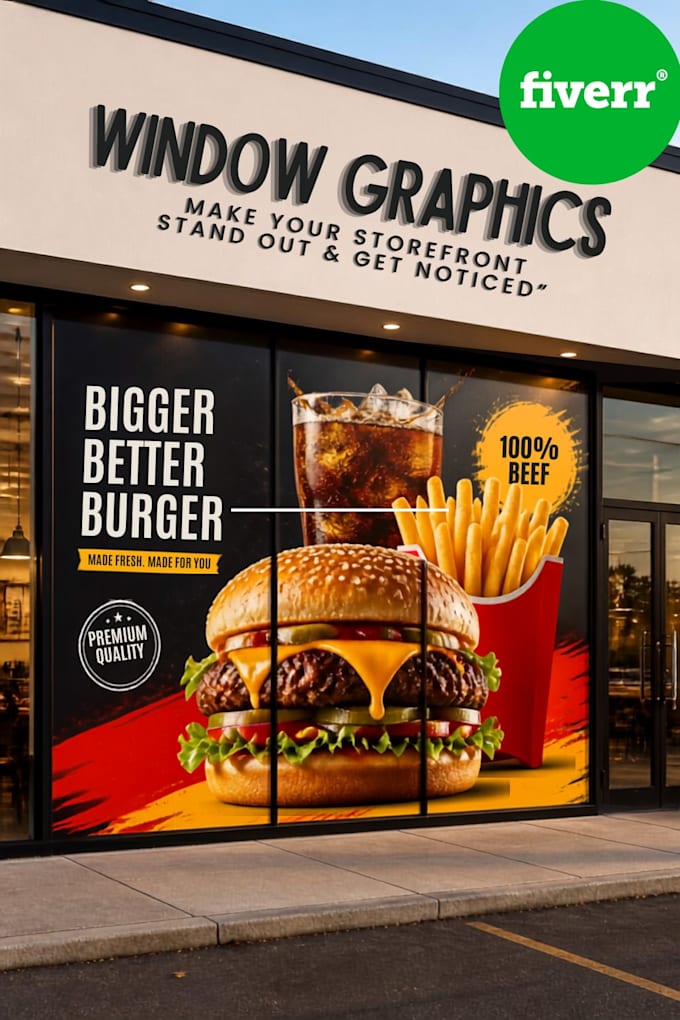 professional window graphics, storefront and shopfront