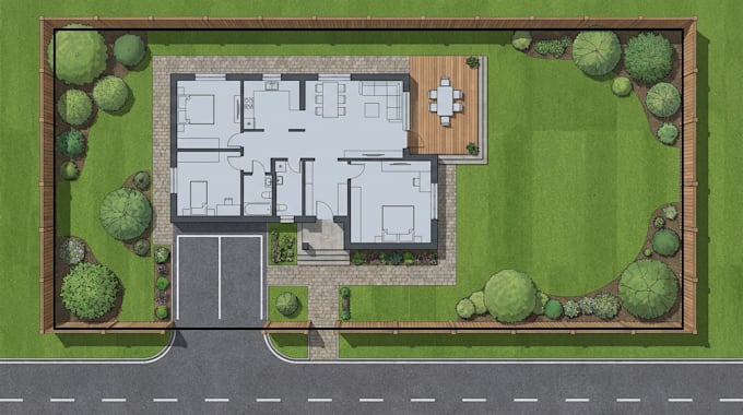 design architectural site plan, plot plan, property layout and site layout