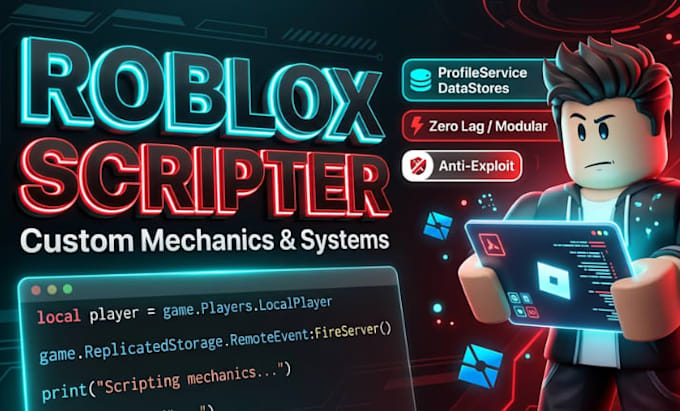 script custom roblox game mechanics, systems, and features in luau