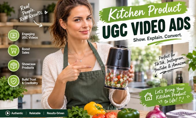 create engaging home kitchen ugc videos