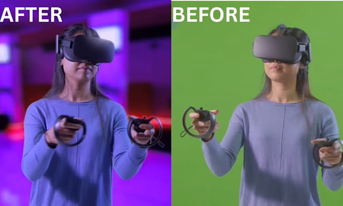 do quality greenscreen removal, chroma key, rotoscoping, background replacement