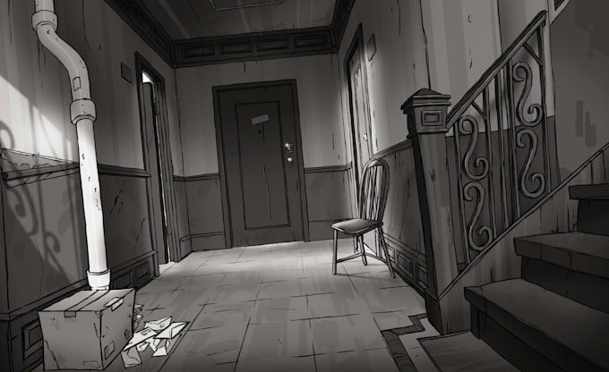 create the 2d environments that drive the animated stories