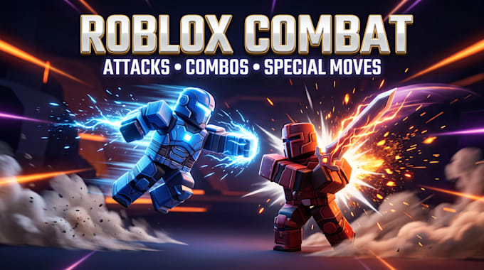 create roblox combat animations, attacks, combos